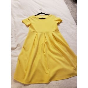 Pinkblush maternity yellow dress